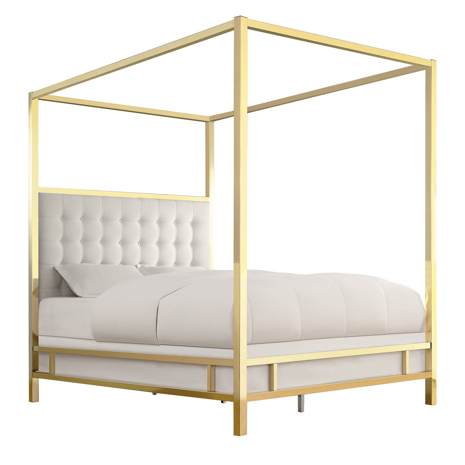 Chelsea Lane Umberton Upholstered Canopy Bed Com