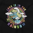 thumbnail image 2 of Smurfette Love is in the Rainbow Women Crewneck Sweatshirt Brisco Brands S, 2 of 5