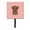 Pink, variant on Checkerboard Pink Chocolate Labrador Leash Or Key Holder, 4.25 W x 7 H In.