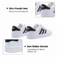 thumbnail image 4 of CHICVOMEY Sneakers for Women Couple Trendy Round Toe Low Top Lightweight Comfy Anti-Slip Mens Sneakers for Daily Outing School Weekend Walking, 4 of 9