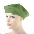 thumbnail image 3 of QASIEATN Womens Modern Fit Berets Women's Solid Color Warm Winter Beret Casual Cute Ski Hat Fall Fashion Accessories, 3 of 8