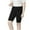 Black, variant on Plus Size Yoga Capris for Women Casual Fashion Solid Color Shorts Tighty Maxi Slim Fit Outdoor Workout Running Joggers White