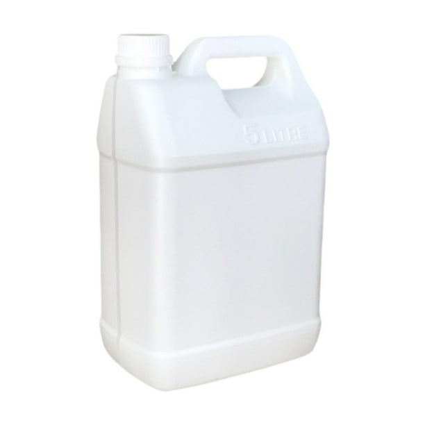 Jarra de HDPE Jarra de agua de 5 L Cubo portador de agua Mango ergonómico Lata mezcladora Tanque de almacenamiento para agua Líquidos Bebidas Salsas con