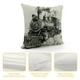 thumbnail image 4 of Orinice Train Pillow, Train Decor Pillow Covers Train Pillow Cushion, Train Themed Room Decor, Gifts for Train Lovers,Train Gifts for Men, Train Decor Linen Cushion Cover for Sofa, 4 of 5