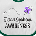 thumbnail image 4 of Inktastic Turner Syndrome Awareness Month Girls Baby Bib, 4 of 4