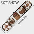 thumbnail image 3 of Yayeee Double Oven Mitt Kitchen Heat Resistant Baking 35" x7" Quilted Glove, White Sweet Cakes, 3 of 6