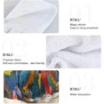 thumbnail image 5 of GZHJMY Set of 2 Macaws Parrot Bird On Location Hanging Tie Towels Absorbent Soft Coral Velvet Kitchen Hand Towel Dish Wipe Cloth for Kitchen Bathroom, 5 of 7