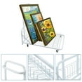 thumbnail image 4 of Art Storage Rack Art Cart Drawing Board Storage Cart Art Drawing Board Storage Stand Drawing Board Storage Cart Classroom Paintings Storage Cart Drawing Room Artwork Drying Rack Large Capacity, 4 of 8