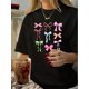 thumbnail image 1 of Timeless Appeal, Vintage-Inspired Geometric Print T-Shirt for Women - Casual Crew Neck, Short Sleeve Top, Breathable Polyester, Machine Washable - Perfect for Summer, 1 of 7