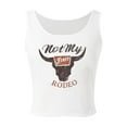 thumbnail image 4 of Womens Cowgirl Tank Tops Sleeveless Cowboy Graphic Country Cropped Cami Shirts Casual Slim Fit Workout Camisoles, 4 of 4