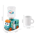 thumbnail image 3 of Bus Shaped Push and Play Mini Water Dispenser Toy, 2-in-1 Pretend Play Vehicle with Storage and Press Dispenser, Interactive Role Play Toy for Imaginative Fun, Encourages Independent Drinking Play, 3 of 9