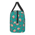 thumbnail image 4 of Naloa Starfish and Shell Print Lunch Bag for Women Men,Insulated Lunch Box for Adult,Reusable Lunch Tote Bag for Work, Picnic or Travel, 4 of 8