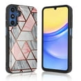 thumbnail image 3 of For Galaxy A15 5G 6.5" Case, Samsung A15 5G Wallet Case, Luxury PU Leather Case,Luxury Slim Folio Flip Kickstand Shockproof Cards Holder Wallet Case Cover -Marble, 3 of 7