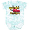 thumbnail image 3 of Inktastic My Grandpa is a Firefighter with Fire Truck Boys or Girls Baby Bodysuit, 3 of 5