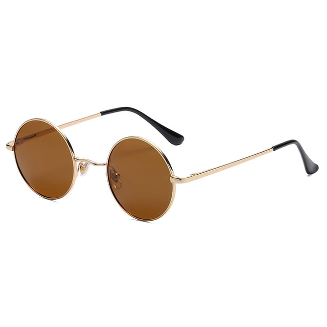 Gafas de sol redondas retro Prince, gafas de sol con protección UV, gafas polarizadas