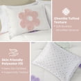 thumbnail image 4 of Set de edredón Urban Habitat Kids Gracie Twin blanco/morado, 4 of 6