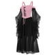 thumbnail image 5 of mfyjkho Vestidos para mujer, Vestido gótico de Halloween para mujer, con tirantes, hombros descubiertos y encaje de malla y retazos Vestidos de playa para mujer s, 5 of 7