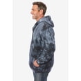 thumbnail image 3 of Kingsize Men's Big & Tall Fleece Zip-front Hoodie Jacket, 3 of 6