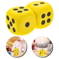 thumbnail image 2 of MOVTOTOP Yellow EVA Game Dice Props for Playing with Durable Quality and Creative Design 2pcs, 2 of 8