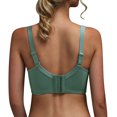 thumbnail image 5 of SBYOJLPB Women's Sexy Bra Ladies Comfortable Breathable No Steel Sexy Lace Gathering Adjustment Lift Bra Woman Underwear Green 6(M), 5 of 7