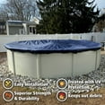 Winter Block Pool Cover for Above Ground Round Pool, 24 ft Includes