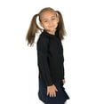 thumbnail image 3 of Leveret Kids & Toddler Girls Long Sleeve Uniform Cotton Dress Shirt Black (Size 2 Years), 3 of 4
