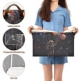 thumbnail image 5 of Yayeee Foldable Storage Basket for Shelves with Handles Waterproof Cloth Bins, Black Watercolor Space, 5 of 7
