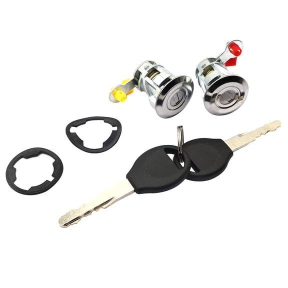 SecosAutoparts New Kit Door Lock Cylinder Fit for Nissan Altima Pathfinder H06003J185 H06000W000