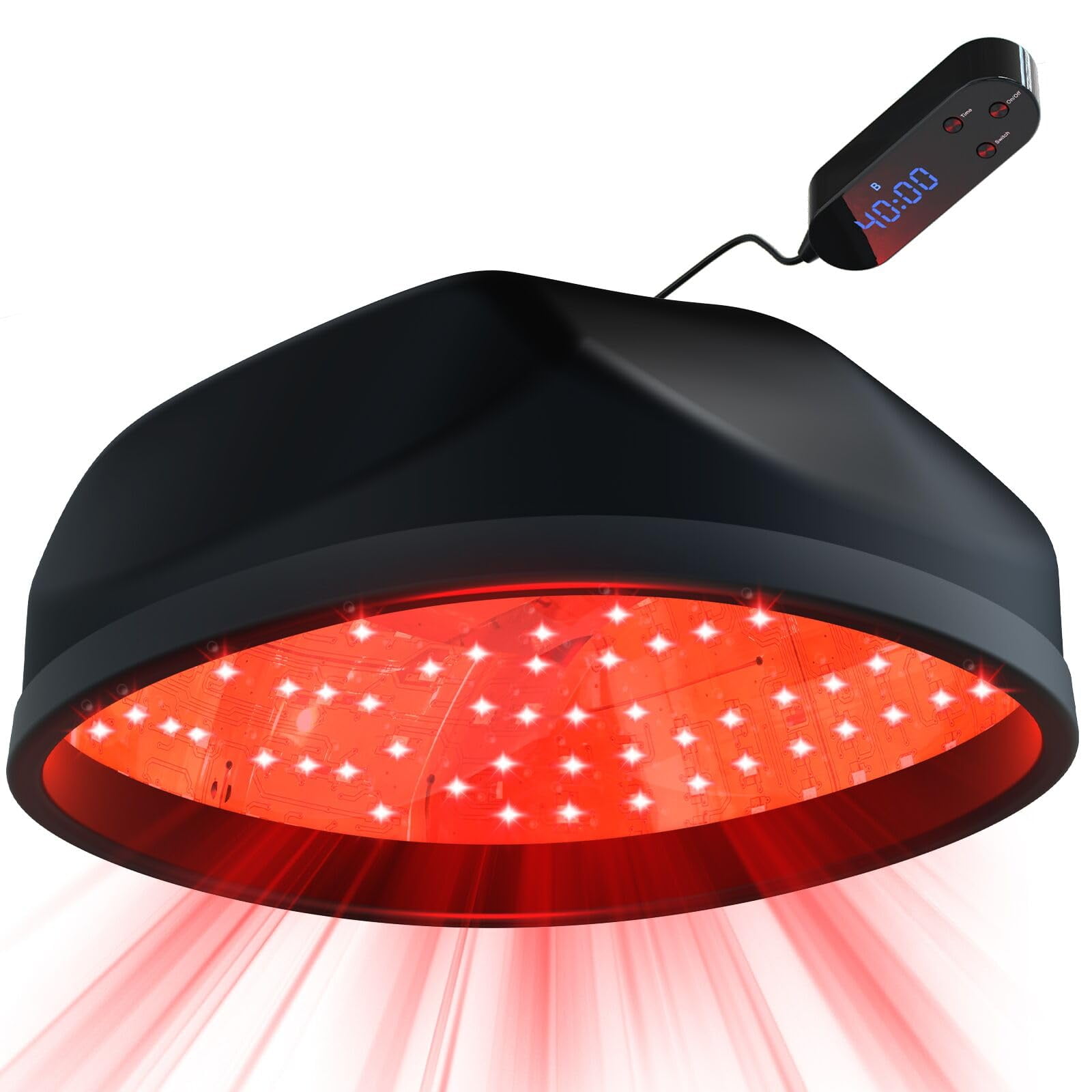 Yiget Laser Hair Regrowth Cap (Fda Cleared), Red & Blue Light Hair Loss