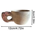 thumbnail image 3 of LQXZWJY Handmade Beer - Mug - Wood Dark Natural - Eco-Friendly Wooden Tankard Gift Barrel -CupHandmade Cup- Wood Camping Cup &Mug, 3 of 4