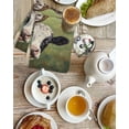 thumbnail image 4 of Farmhouse Animals Kitchen Dish Towels for Drying Dishes Set of 4, Country Cows Sheeps Roosters Farm Waffle Weave Microfiber Hand Tea Bathroom Towels Quick Dry & Absorbent Towel 15.7x23.6, 4 of 7