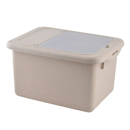 Household Kitchen Plastic Rice Soybean Container Multifunction Storage ...