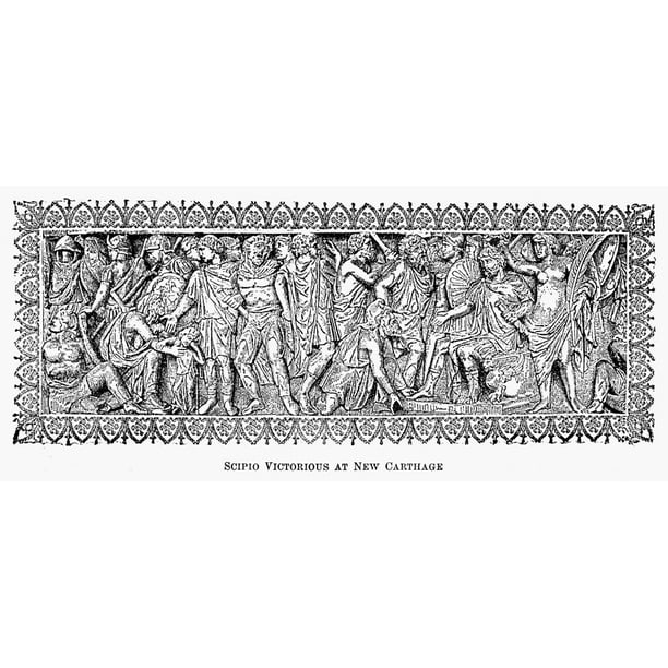 Scipio Africanus N(236184 Or 183 BC) Roman General Scipio Victorious