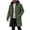 A-Army Green, variant on Mens Winter Coats Plus Size Mens Jackets Men's Solid Winter Thickened Jacket Windproof Quilted Coat Multi - Pocket Long Sleeve Padded Outerwear, L-4XL