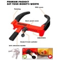 thumbnail image 4 of Wheel Lock Tevlaphee Universal Heavy Duty Security, negro y rojo, 4 of 6
