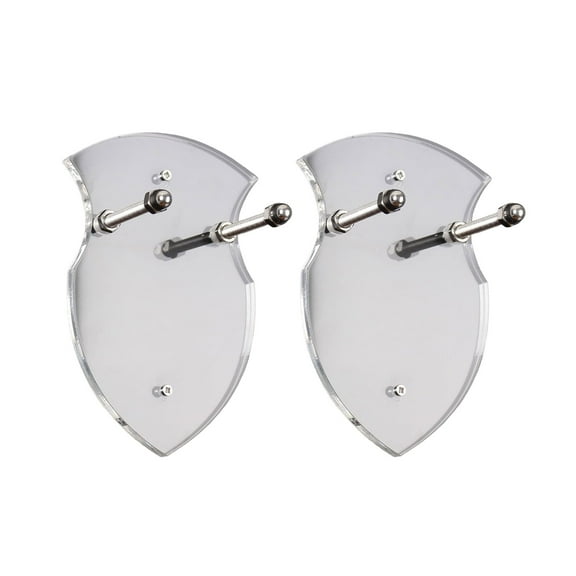 Acahhotxx Storage Rack, Set of 2 Acrylics Swords and Weapons Storage Stand Wall Mount Vertical Display Rack for Home Decoration Swords Holder