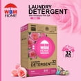 thumbnail image 2 of 10-in-1 Laundry Deternt Pods, Ultra Concentrate, Powerful Stain Lifter, Fabric Softener, Rose Scent, 32 Count, HE Compatible, Eco-Friendly, ntle, 2 of 5
