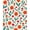 Orange, Pattern 1, variant on ODIKA 2x3 Machine Washable Non-Slip Area Rug, Blossoming Garden Whimsy Botanical Tapestry Artistic Meadow Design High Traffic Rug, Orange, 558888