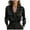 Black, variant on Business Casual Tops for Women Satin Silk Blouse Collared V Neck Long Sleeve Work Shirts Dressy Tops Fall Clothes