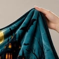 thumbnail image 7 of PoyoKee Throw Blanket for Couch, House Flannel Soft Blanket for Halloween Decorations, 39" x 23" Thanksgiving Fall Decor Cute Quilt for Bed Sofa Cover, 7 of 7