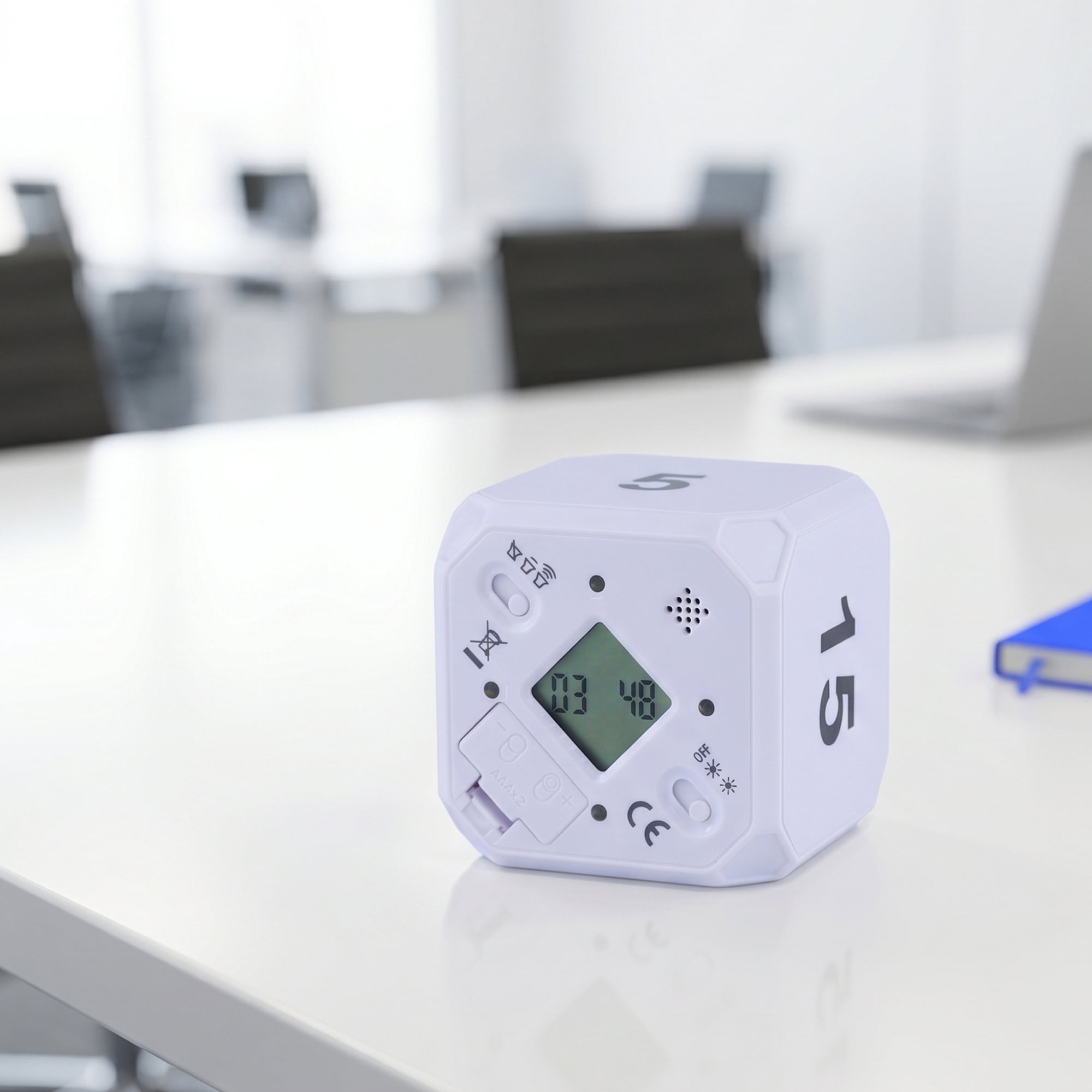 Unique Bargains Useful 60 Minute Kitchen Timer, Digital Visual Timer for Adults White