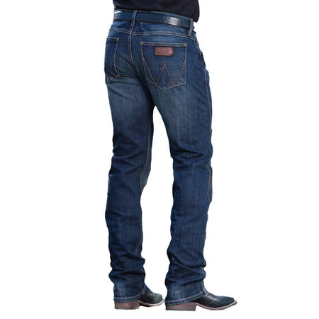 Wrangler Uomo Jeans Slim Fit Cowboy Cut Active Flex - Vestibilità Aderente E Tessuto Elasticizzato - Colore: Bleach, Taglia: 44W X 32L