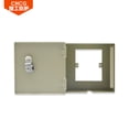 thumbnail image 1 of Miangastore Lockbox Metal Plug Cover: Recessed Electrical Outlet Protector - 4.8x4.7x2.8" Lockable Wall Outlet Cover - Protective Heavy Duty Socket Case Without Padlock, 1 of 8