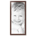 thumbnail image 2 of ArtToFrames 20" x 46" Honors Mahogany with Gold Picture Frame, 20x46 inch Brown Wood Poster Frame (WOM-5156), 2 of 7