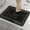 Black, variant on Fmbmuo Bathroom Rugs Modern Waterproof Rectangle Flat Pile Bathroom Rugs 16x24in Rubber Gray
