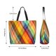 thumbnail image 5 of Easygdp Abstract Watercolors Tartan Bolsas Tote para Mujer, Bolsos de Hombro para Viaje, Bolsos de Mano de Gran Capacidad para Compras y Trabajo, 5 of 8