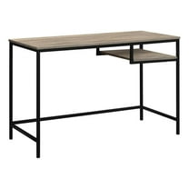 Computer Desk - 48"L / Dark Taupe / Black Metal