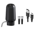 thumbnail image 1 of Electric Wine Pourer, Rechargeable Wine Aerator with 2 Wine Stoppers, Portable 1-Button Automatic Wine Aerator, 1 of 9