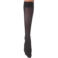 thumbnail image 1 of Celeste Stein Therapeutic Graduated Compression Socks, Black, 8-15 mmHg Queen Plus Calf, 1 of 2