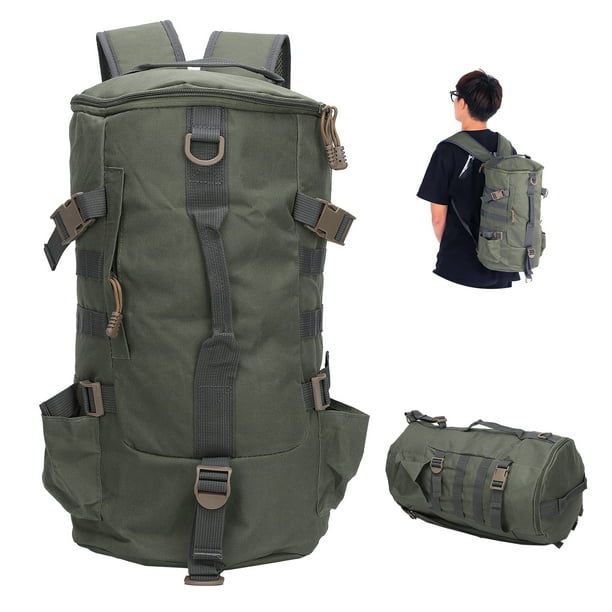 Estink Large Capacity Fishing Rod Backpack, Cylindrical Fishing Tackle Bag Fishing Tackle Backpack With 1 X Fishing Rod Backpack For Fishing Tackle Ba